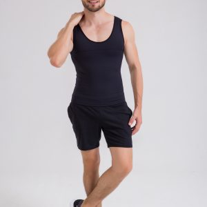 Sport esbelt 5770 afslank onderhemd zwart