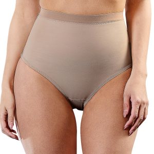Sport esbelt high waist corrigerend broekje nude
